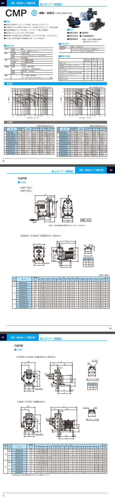 泵 CMP型（2P） 