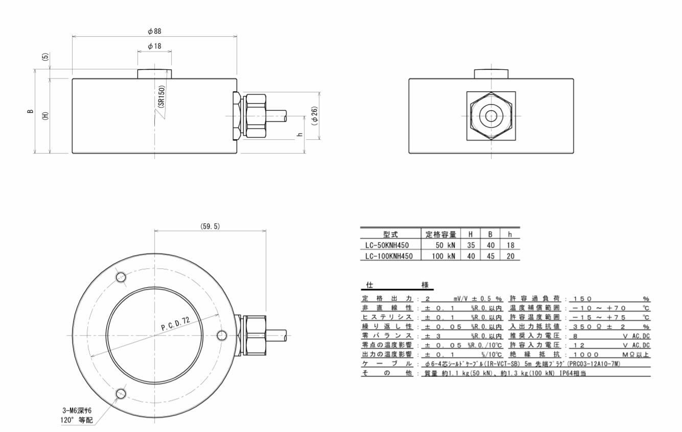 NIKKEIDENSOKU 变换器LC H450 