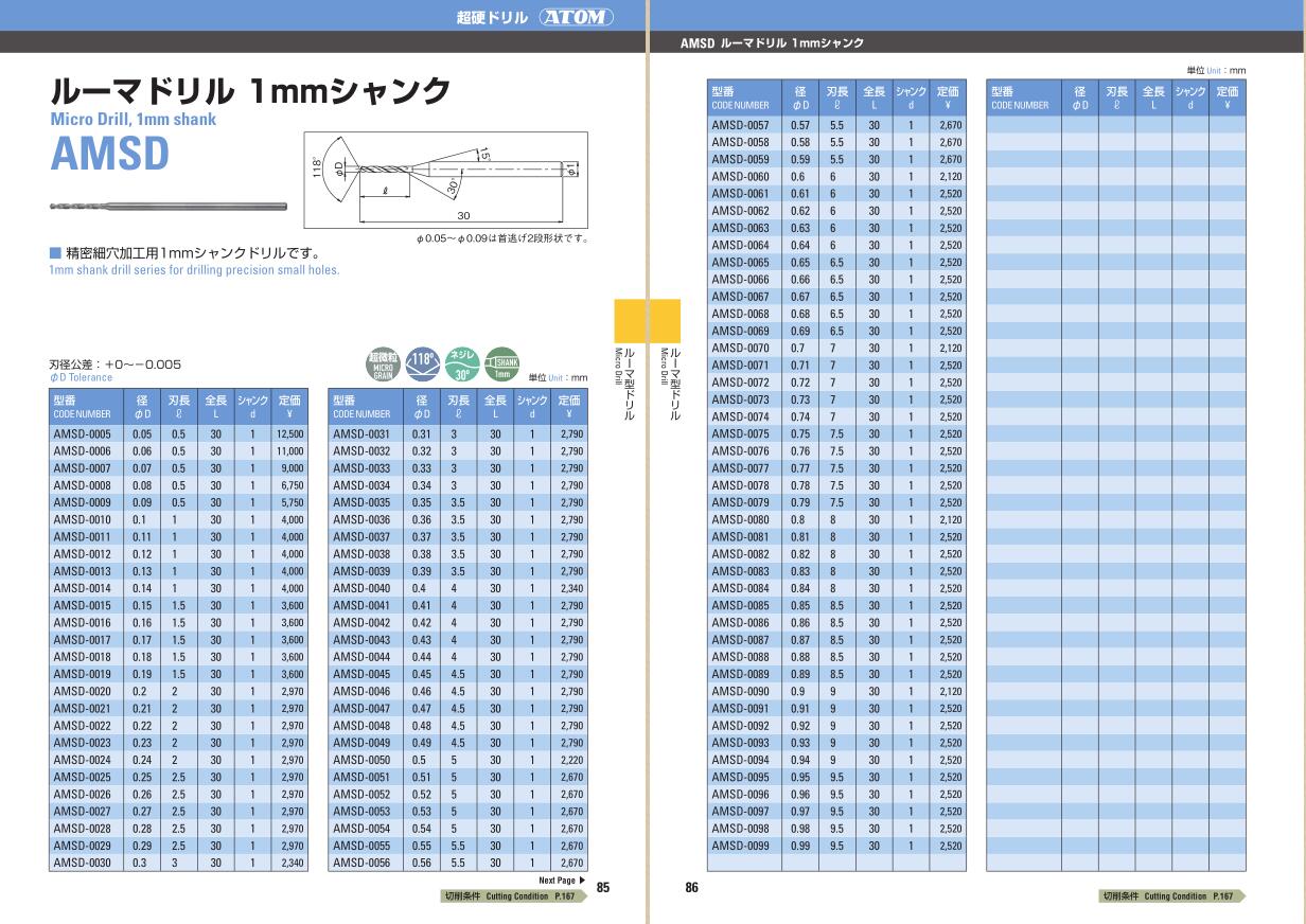 ATOM钻头AMSD-0005 