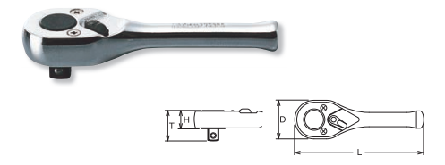 KOKEN KOKEN 1/4扳手2753ps 2753ps